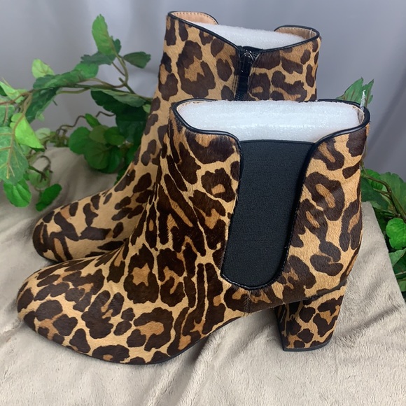 Azura Italian Fashion RokNRol Leopard Print Bootie Boots - Picture 6 of 17